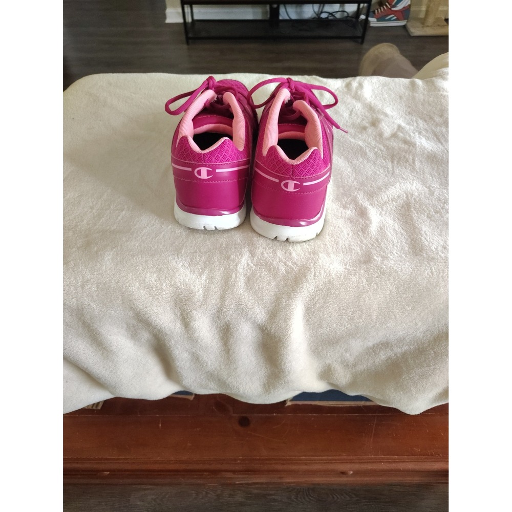 Champion Womens Magenta Pink Mesh Athletic Training Sneakers Shoes Size 11W - Picture 4 of 7
